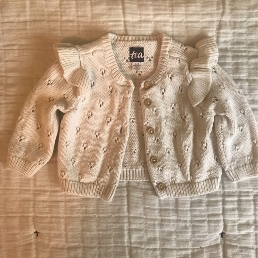 Tea Collection Cream Cardigan